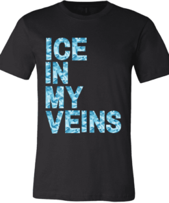 Canvas Mens Shirt / Black / S Ice in my Veins Shirt