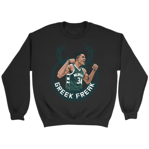 Crewneck Sweatshirt / Black / S Giannis "The Greek Freak" Antetokounmpo Sweatshirt