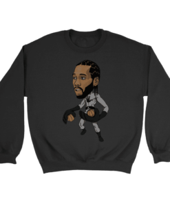 Crewneck Sweatshirt / Black / S Kawhi The Klaw Sweatshirt