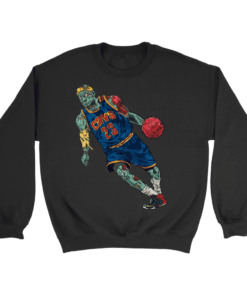 Crewneck Sweatshirt / Black / S King of Zombie Sweatshirt