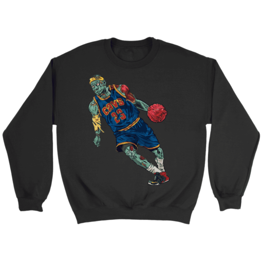 Crewneck Sweatshirt / Black / S King of Zombie Sweatshirt