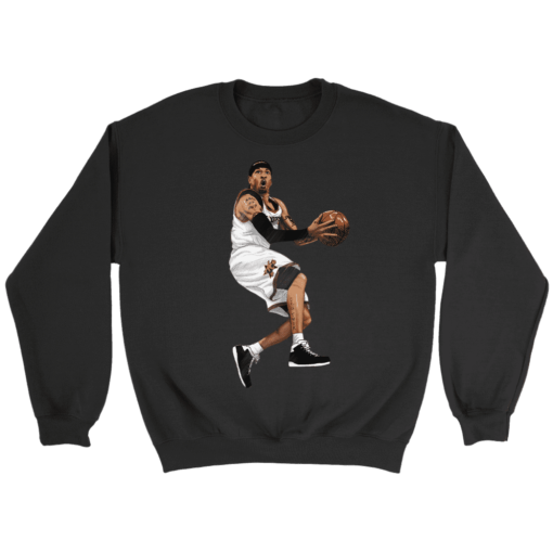 Crewneck Sweatshirt / Black / S Retro Allen Iverson Sweatshirt