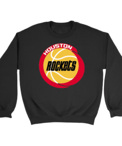 Crewneck Sweatshirt / Black / S Retro Rockets Sweatshirt