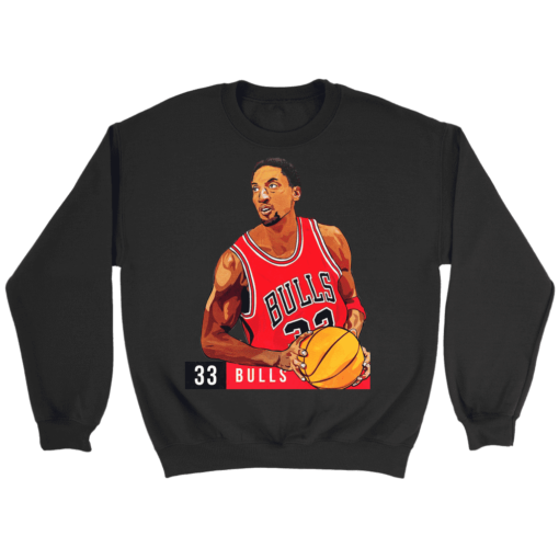 Crewneck Sweatshirt / Black / S Retro Scottie Pippen Sweatshirt