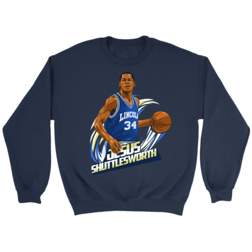 Crewneck Sweatshirt / Navy / S Jesus Shuttlesworth Sweatshirt