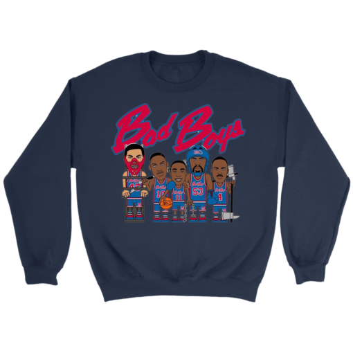 Crewneck Sweatshirt / Navy / S Pistons Badboys Sweatshirt