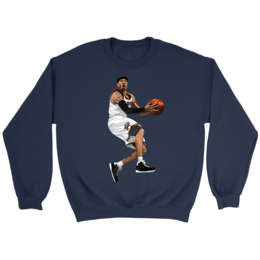 Crewneck Sweatshirt / Navy / S Retro Allen Iverson Sweatshirt