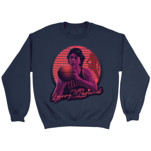 Crewneck Sweatshirt / Navy / S Retro Larry Bird Sweatshirt