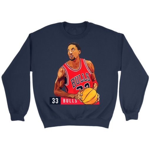 Crewneck Sweatshirt / Navy / S Retro Scottie Pippen Sweatshirt