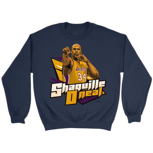 Crewneck Sweatshirt / Navy / S Shaquille O'neal Sweatshirt