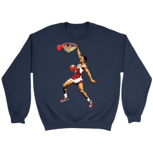 Crewneck Sweatshirt / Navy / S Spud Webb Slamdunk Sweatshirt