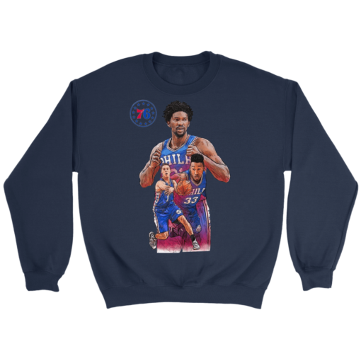 Crewneck Sweatshirt / Navy / S The 76ers Squad Sweatshirt