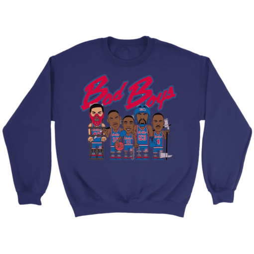 Crewneck Sweatshirt / Purple / S Pistons Badboys Sweatshirt