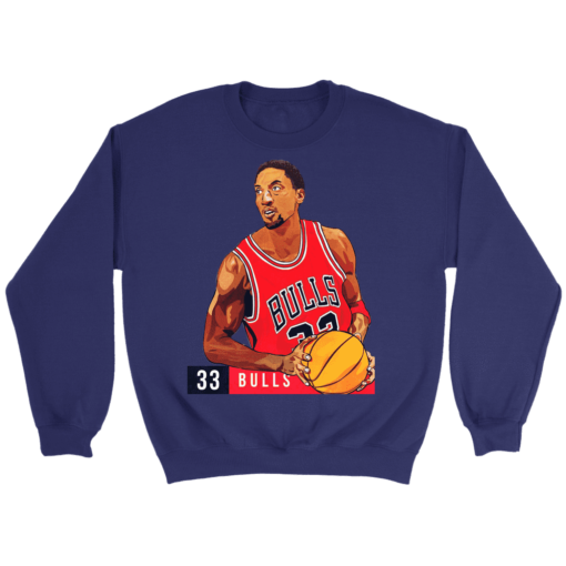 Crewneck Sweatshirt / Purple / S Retro Scottie Pippen Sweatshirt