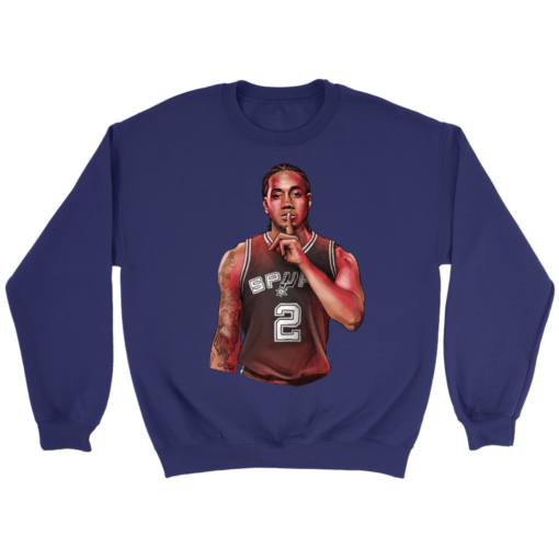 Crewneck Sweatshirt / Purple / S Silent Killer Kawhi Sweatshsirt