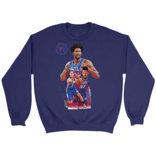 Crewneck Sweatshirt / Purple / S The 76ers Squad Sweatshirt