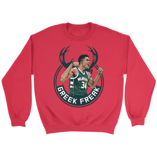 Crewneck Sweatshirt / Red / S Giannis "The Greek Freak" Antetokounmpo Sweatshirt