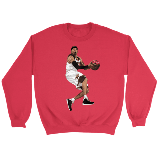 Crewneck Sweatshirt / Red / S Retro Allen Iverson Sweatshirt