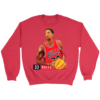 Crewneck Sweatshirt / Red / S Retro Scottie Pippen Sweatshirt