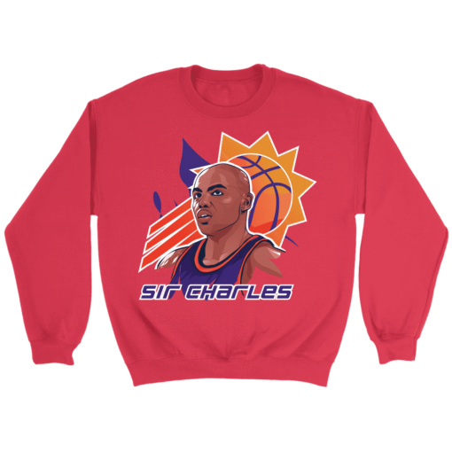 Crewneck Sweatshirt / Red / S Sir Charles Barkley Sweatshirt