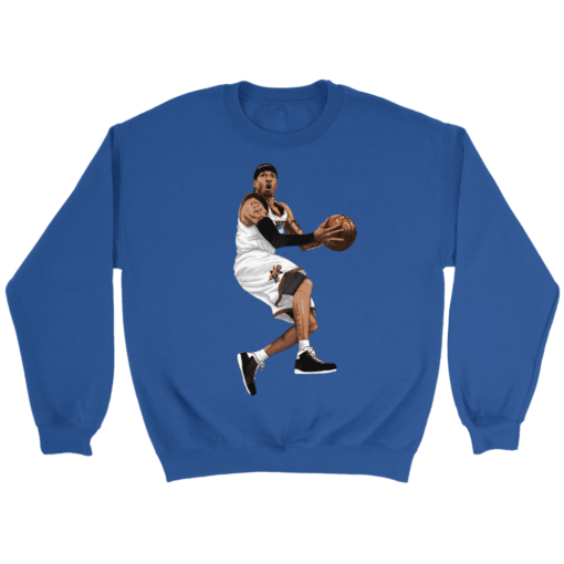 Crewneck Sweatshirt / Royal / S Retro Allen Iverson Sweatshirt