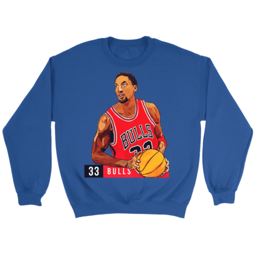 Crewneck Sweatshirt / Royal / S Retro Scottie Pippen Sweatshirt