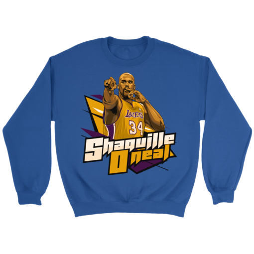 Crewneck Sweatshirt / Royal / S Shaquille O'neal Sweatshirt