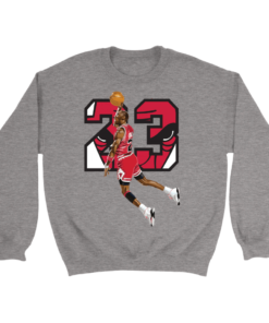 Crewneck Sweatshirt / Sport Grey / S #23 The GOAT Sweatshirt