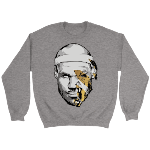 Crewneck Sweatshirt / Sport Grey / S Heart of a Lion Lebron Sweatshirt