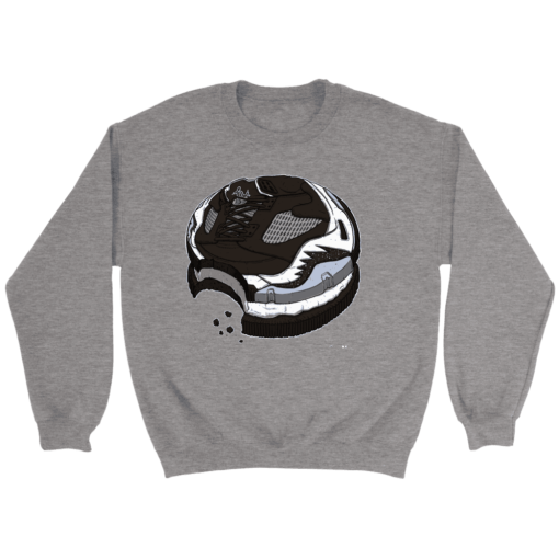 Crewneck Sweatshirt / Sport Grey / S Jordan V Oreo Cookie Sweatshirt