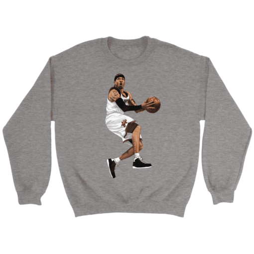 Crewneck Sweatshirt / Sport Grey / S Retro Allen Iverson Sweatshirt