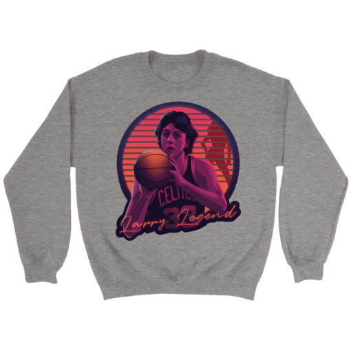 Crewneck Sweatshirt / Sport Grey / S Retro Larry Bird Sweatshirt