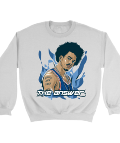 Crewneck Sweatshirt / White / S Allen "The Answer" Iverson Sweatshirt