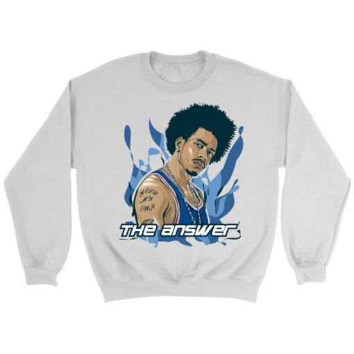 Crewneck Sweatshirt / White / S Allen "The Answer" Iverson Sweatshirt