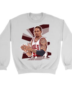 Crewneck Sweatshirt / White / S Dennis "The Worm" Rodman Sweatshirt