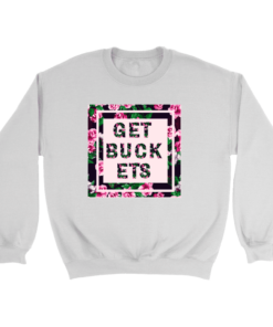 Crewneck Sweatshirt / White / S Get Buckets! Sweatshirt