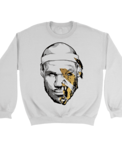 Crewneck Sweatshirt / White / S Heart of a Lion Lebron Sweatshirt