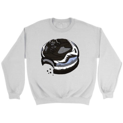 Crewneck Sweatshirt / White / S Jordan V Oreo Cookie Sweatshirt