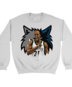 Crewneck Sweatshirt / White / S Kevin "The Big Ticket" Garnett Sweatshirt