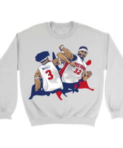 Crewneck Sweatshirt / White / S Pistons Badboys Part 2. Sweatshirt