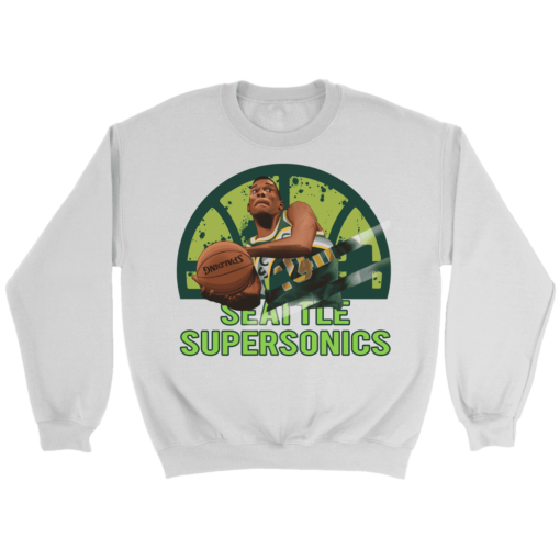 Crewneck Sweatshirt / White / S Shawn "Reign Man" Kemp Sweatshirt