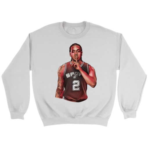 Crewneck Sweatshirt / White / S Silent Killer Kawhi Sweatshsirt