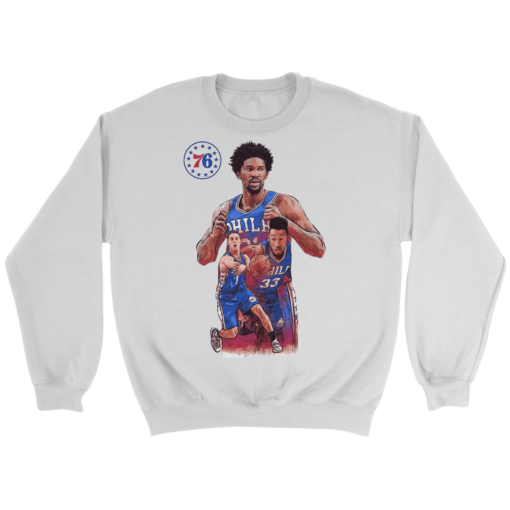 Crewneck Sweatshirt / White / S The 76ers Squad Sweatshirt