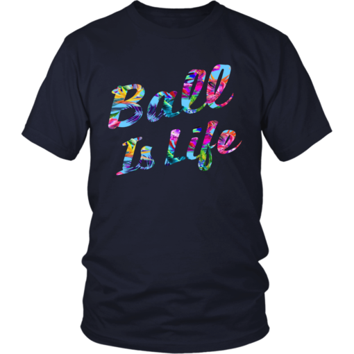 District Unisex Shirt / Navy / S Ball is Life Summer Shirt