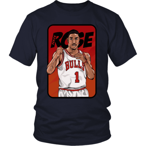 District Unisex Shirt / Navy / S Derrick Rose Bulls Shirt