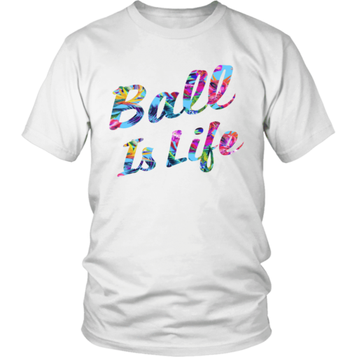 District Unisex Shirt / White / S Ball is Life Summer Shirt