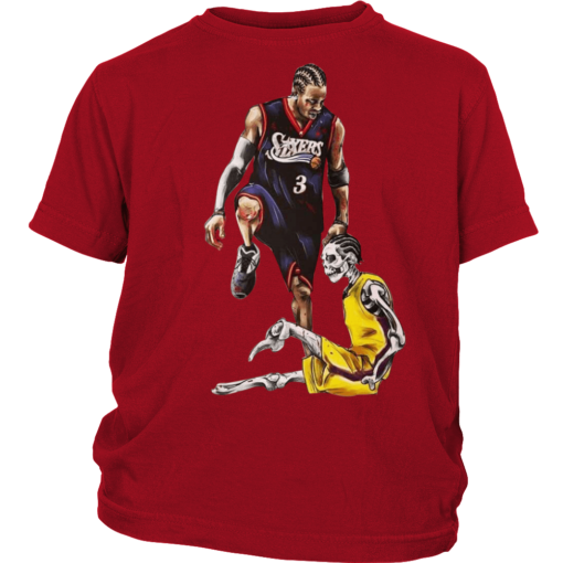 District Youth Shirt / Red / XS Allen Iverson The Step Over Kids Shirt