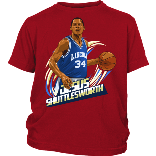 District Youth Shirt / Red / XS Jesus Shuttlesworth Youth Shirt