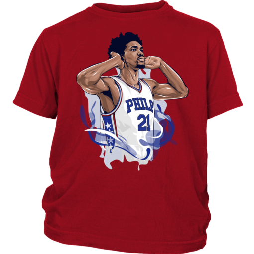 District Youth Shirt / Red / XS Joel "The Process" Embiid Sweatshirt