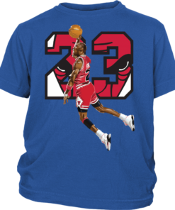 District Youth Shirt / Royal Blue / XS #23 The GOAT Youth Shirt